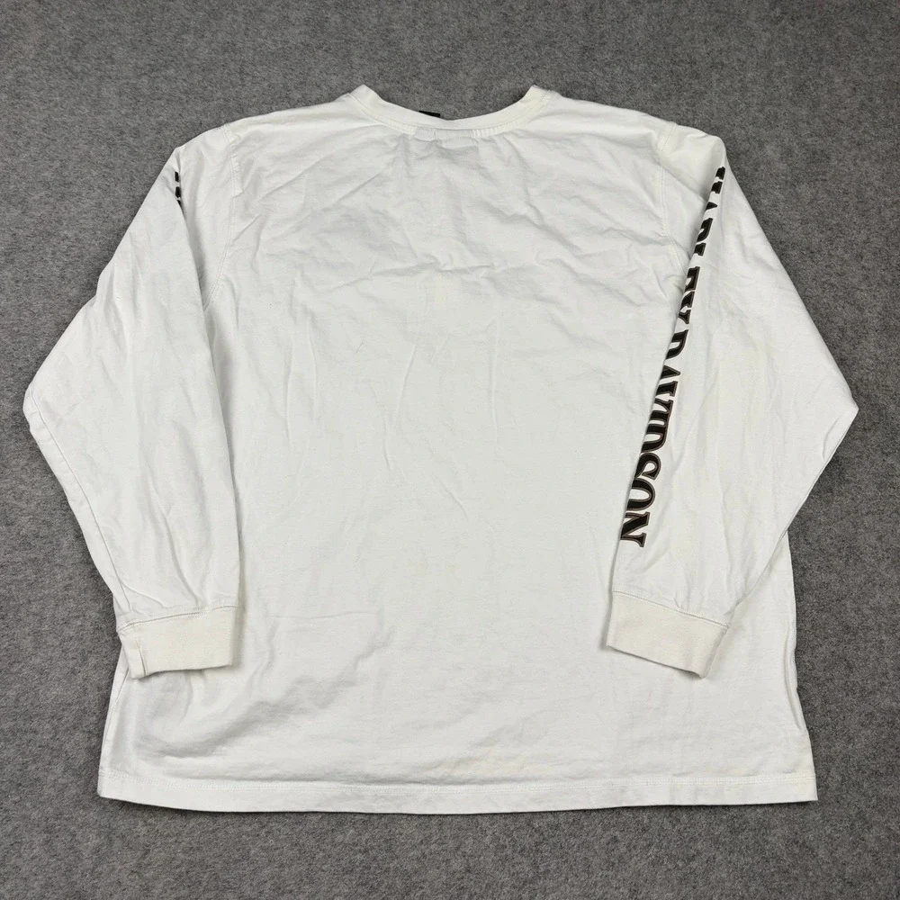 Harley Davidson Henley Shirt Mens 2XL White 110th Anniversary Long Sleeve - Picture 10 of 11